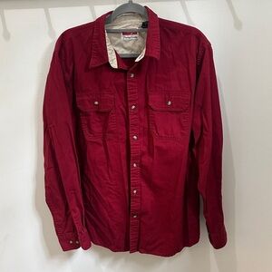 Wrangler Men’s Button Up Shirt